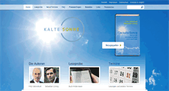 Desktop Screenshot of diekaltesonne.de